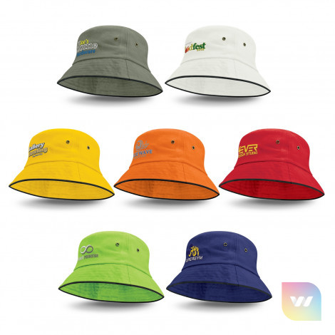 115493 - Bondi Bucket Hat - Black Sandwich Trim