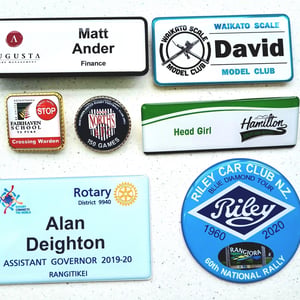 custom badges various shapes