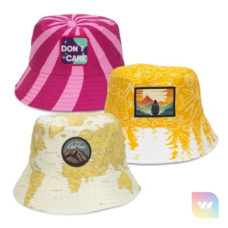 129721 - Sonny Custom Bucket Hat with Full Colour Patch