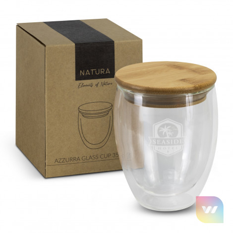 124978 - NATURA Azzurra Glass Cup - 350ml