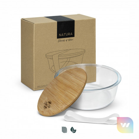123102 - NATURA Iris Glass Food Container