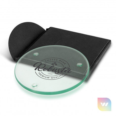 116132 - Venice Single Glass Coaster - Round