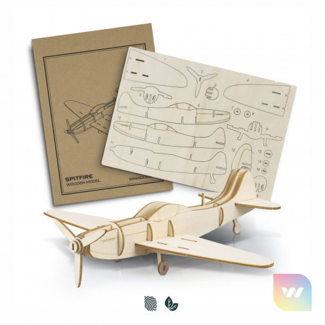 124054 - BRANDCRAFT Spitfire Wooden Model