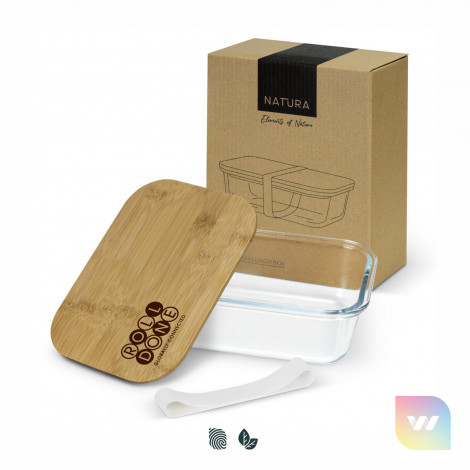 123101 - NATURA Iris Glass Lunch Box