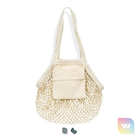 133645 - Cotton Mesh Foldaway Tote Bag - Small