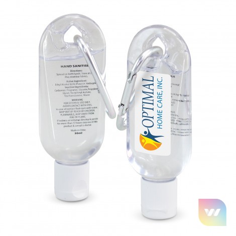 110462 - Carabiner Hand Sanitiser 30ml