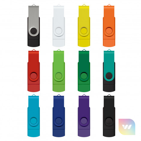121402 - Helix 8GB Dual Flash Drive