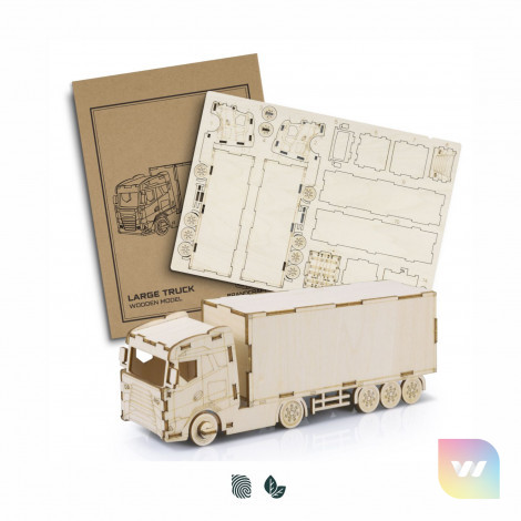 124033 - BRANDCRAFT Large Truck Wooden Model
