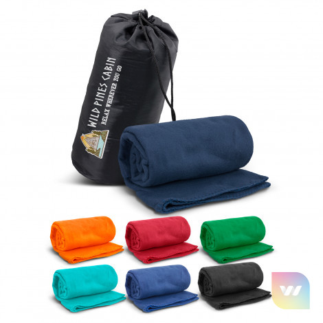 119417 - Glasgow Fleece Blanket in Carry Bag
