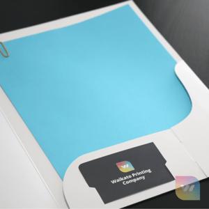 White folder