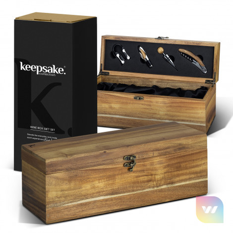 124740 - Keepsake Wine Box Gift Set