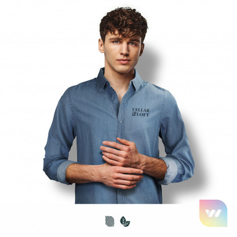 123609 - TRENDSWEAR Chester Men's Denim Shirt