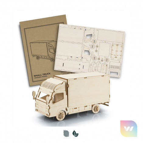 124032 - BRANDCRAFT Small Truck Wooden Model