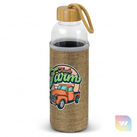 124747 - Eden Glass Bottle - Natural Sleeve