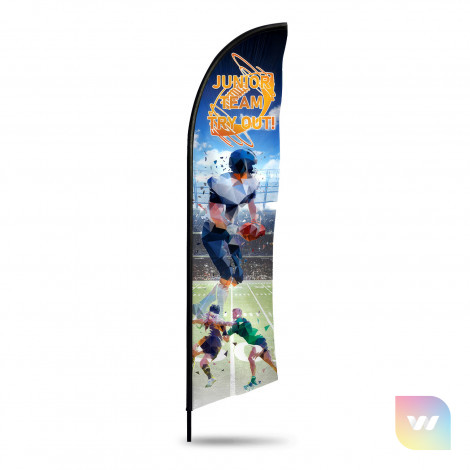 129528 - Medium Feather Flag Kit