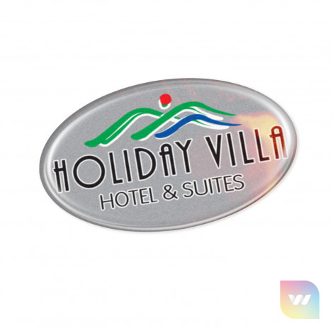 100136 - Resin Coated Labels 74 x 43mm Oval