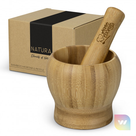 122271 - NATURA Bamboo Mortar and Pestle