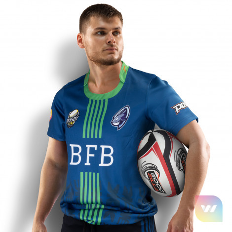 123339 - Custom Mens Rugby T-Shirt