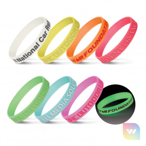 112807 - Silicone Wrist Band - Glow in the Dark