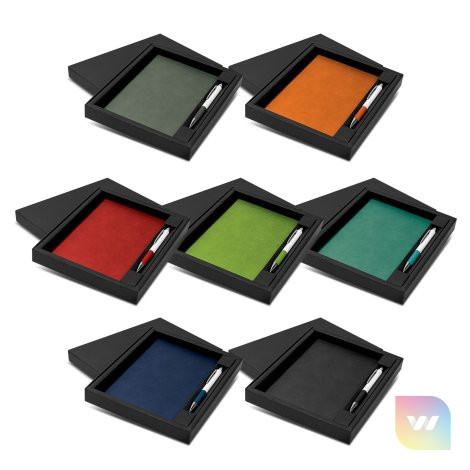 129681 - Genoa Notebook and Pen Gift Set