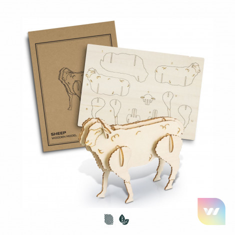 124048 - BRANDCRAFT Sheep Wooden Model