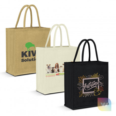 115326 - Lanza Jute Tote Bag - Colour Match