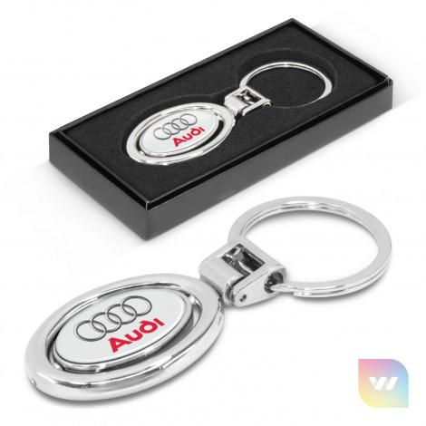 100318 - Spinning Metal Key Ring