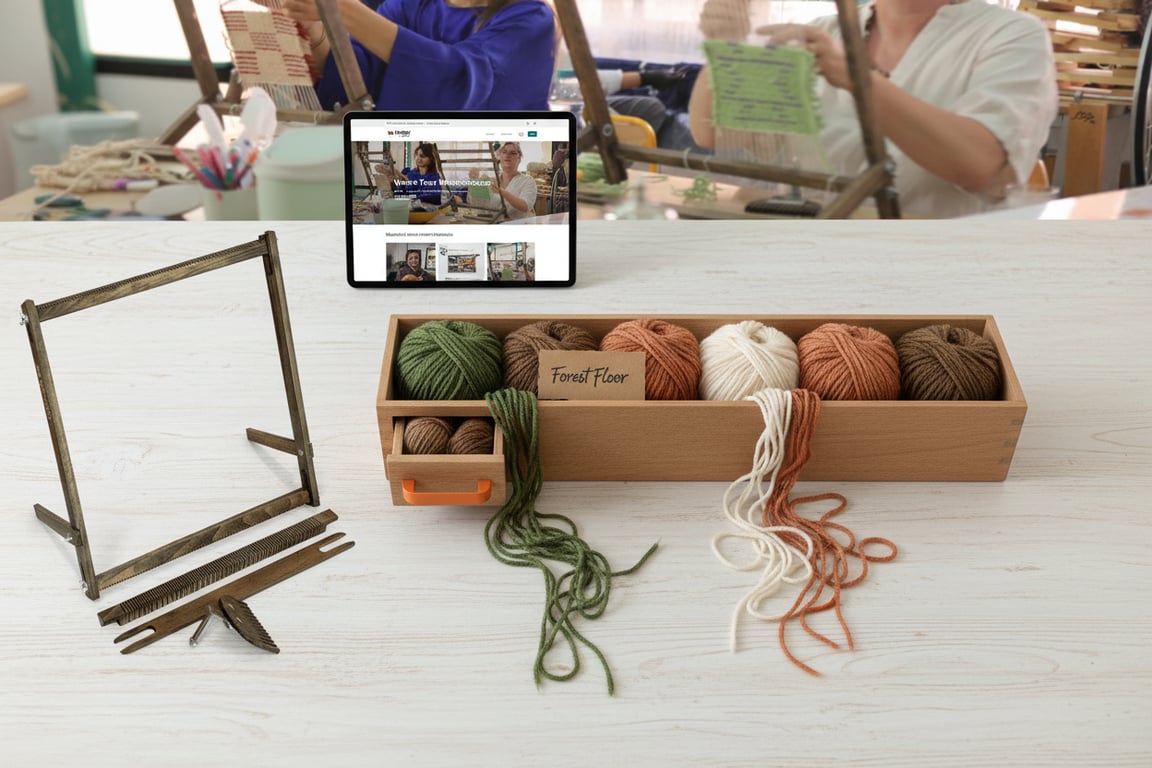 MyRugy Box customization with 'Forest Floor' color palette