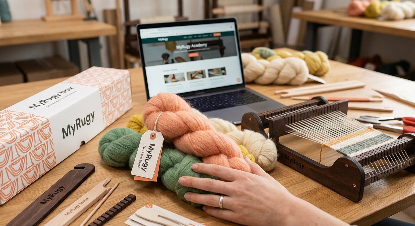 MyRugy Wool colors: showcasing texture and matte finish