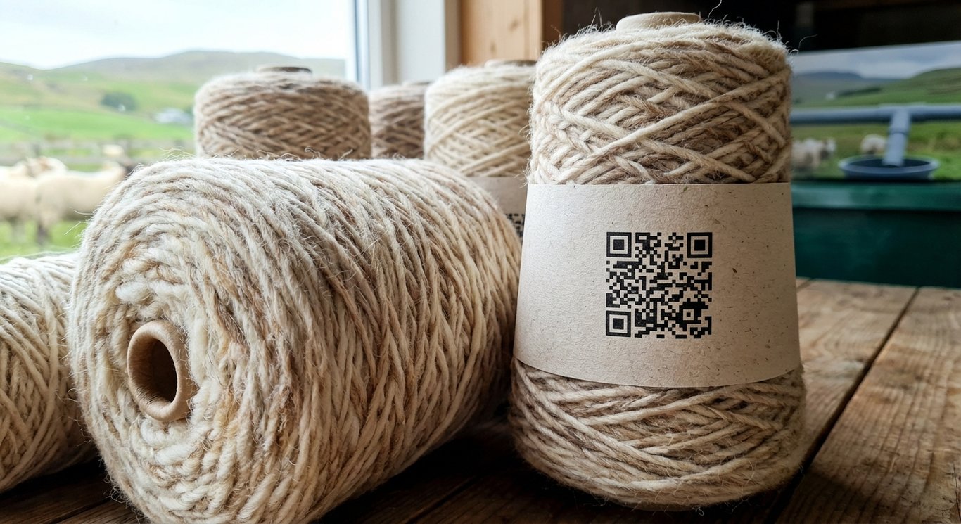 MyRugy Wool: sustainable blend of wool and recycled nylon.