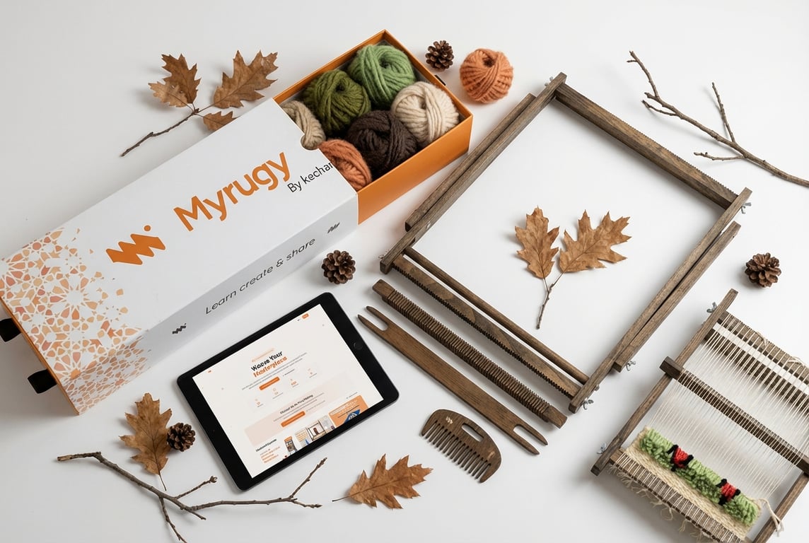 MyRugy Box customization: 'Forest Floor' color palette