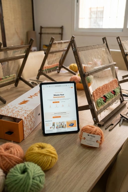 MyRugy Studio app: rug design and AR projection.