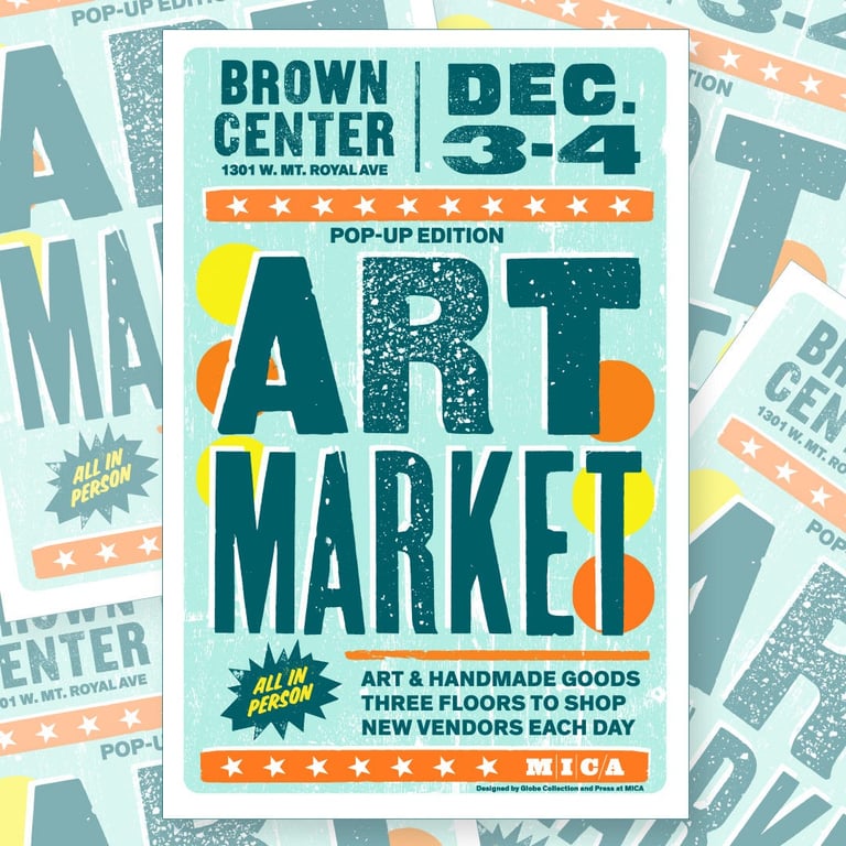 MICA Art Market flyer