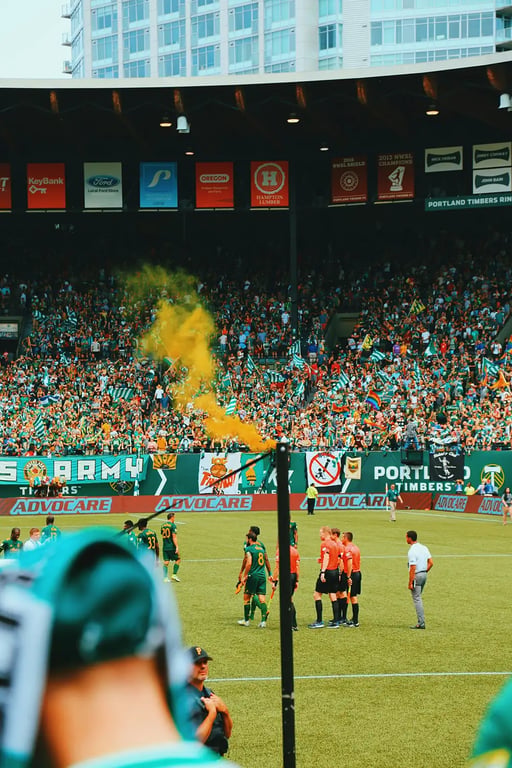 Soccer Match walkout
