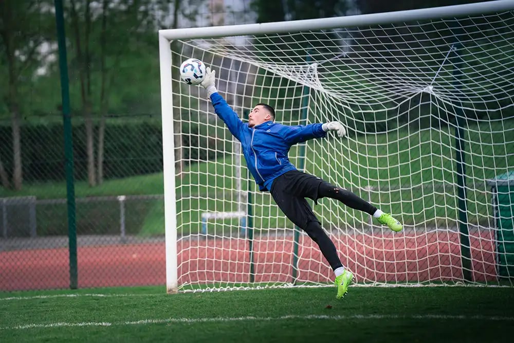 Modern Soccer Goalkeeper Training
