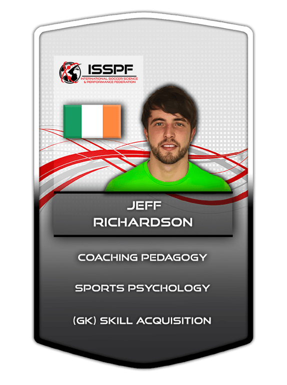 Jeff Richardson goalkeeping