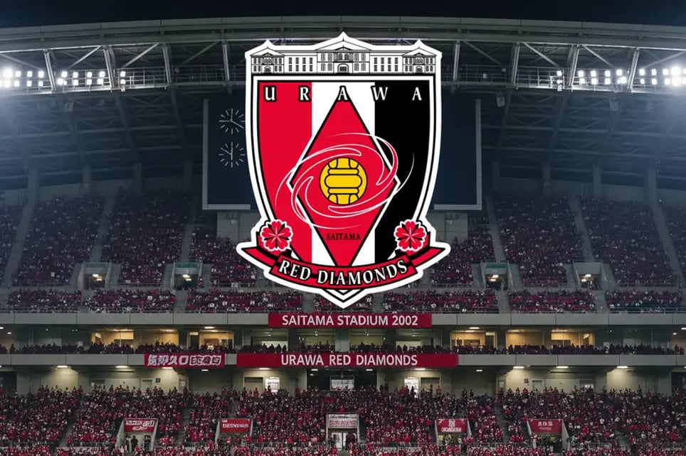 Urawa Red Diamonds Japan Crest Badge