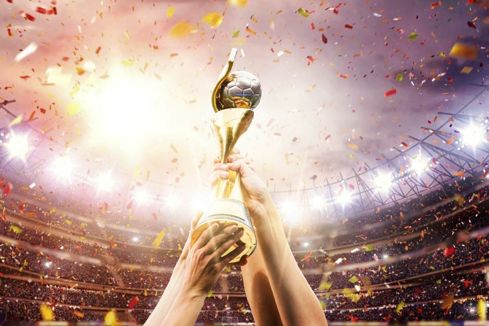 Fifa women's world cup 2023 soccer football on a isolated background. 3d rendering illustration