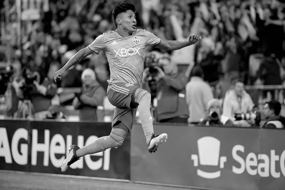 Seattle Sounders Soccer Player