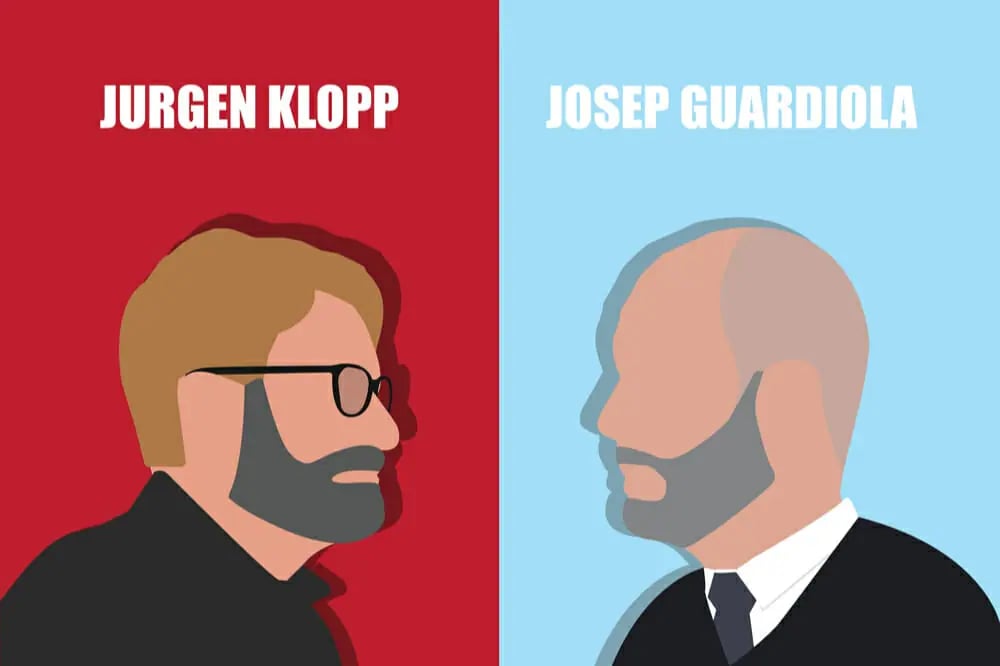 PLANNING & PREPARING THE COACHING CONTENT 1 Klopp Guardiola