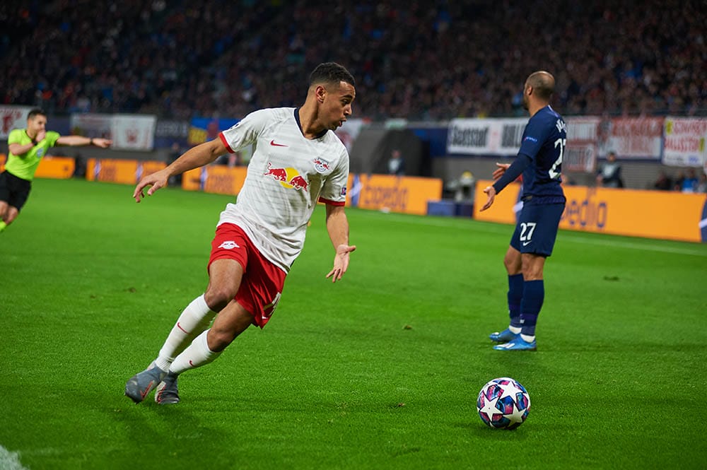 Tyler Adams Player of Red Bull Leipzig during the match vs Tottenham