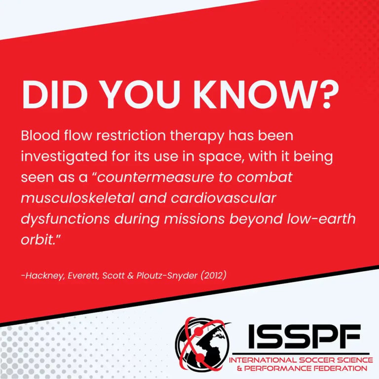 ISSPF Blood Flow Restriction Therapy