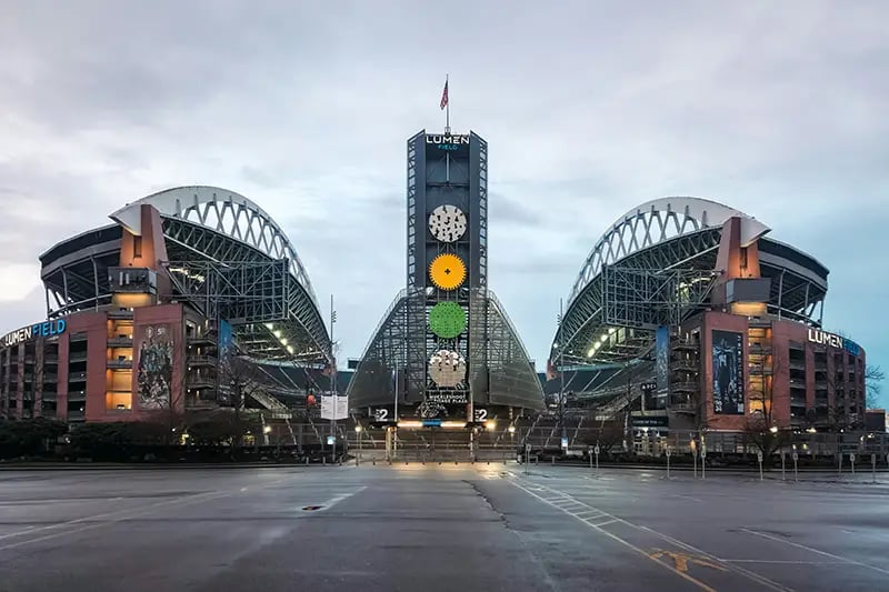 Lumen Field in Seattle, Washington, home to the Seattle