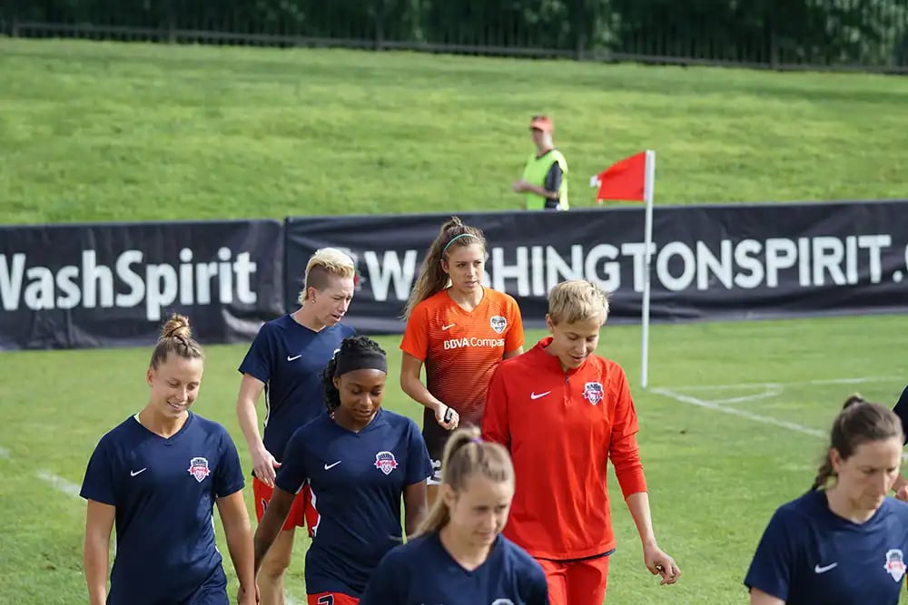 Womens Soccer Team in Training Session