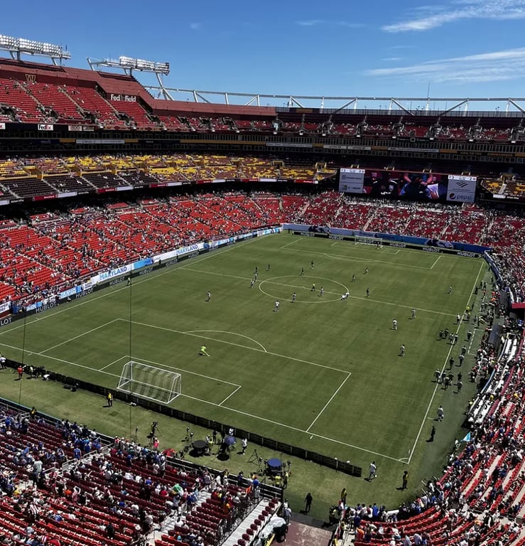 FedEx Field soccer field