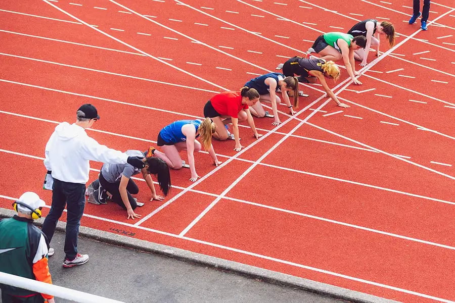 Race, Track and field, Running