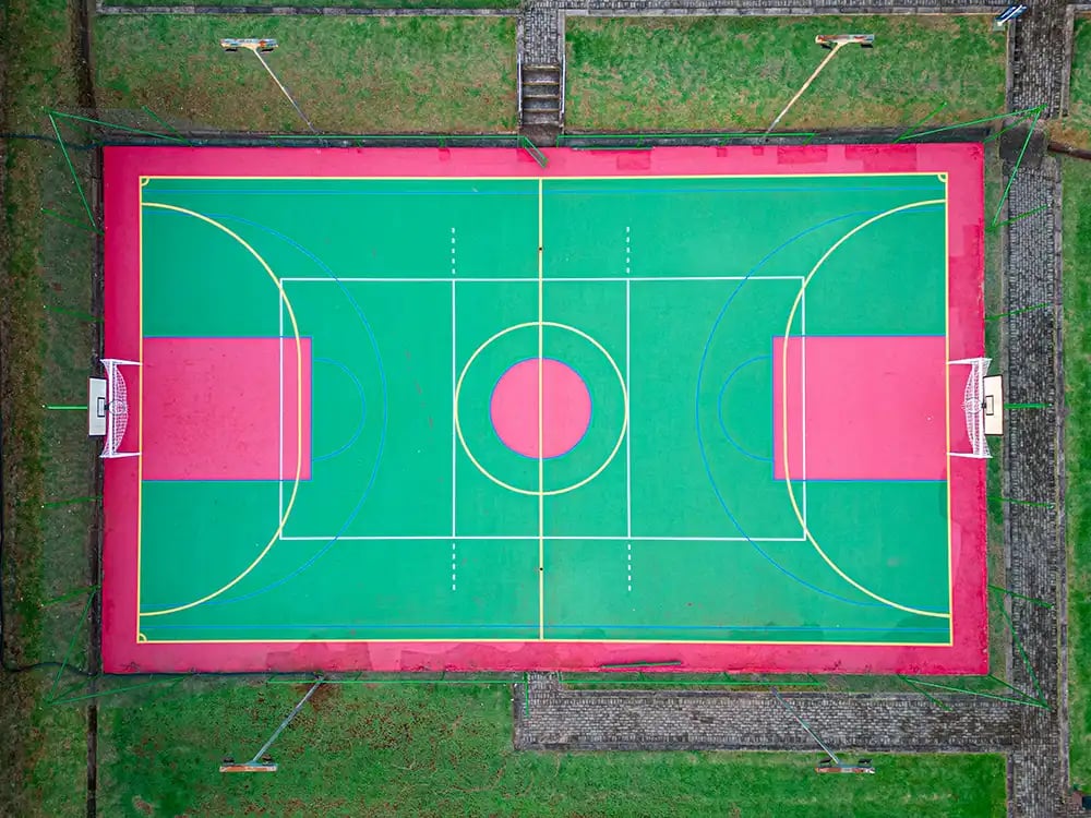 Football Pitch from Above