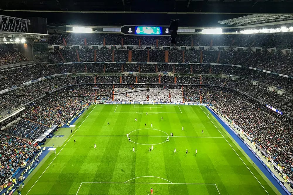 Soccer Match at Night