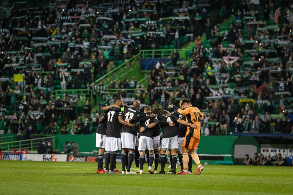 UEFA Champions League - Sporting CP Besiktas JK, Besiktas team before game
