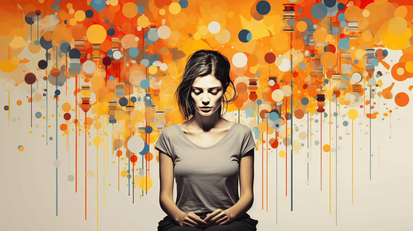 abstract image of a patient experiencing side effect